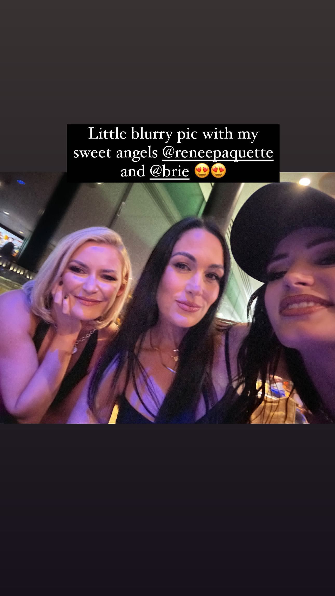 Saraya with Brie and Renee