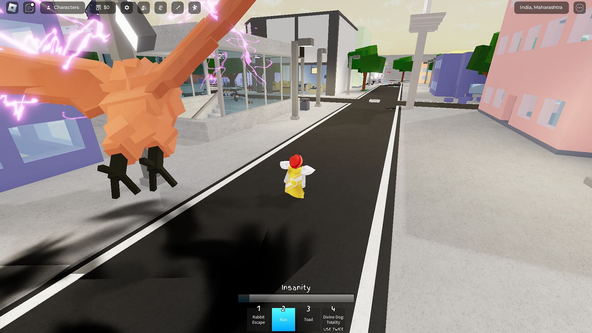 Ten Shadows in action (Image via Roblox)