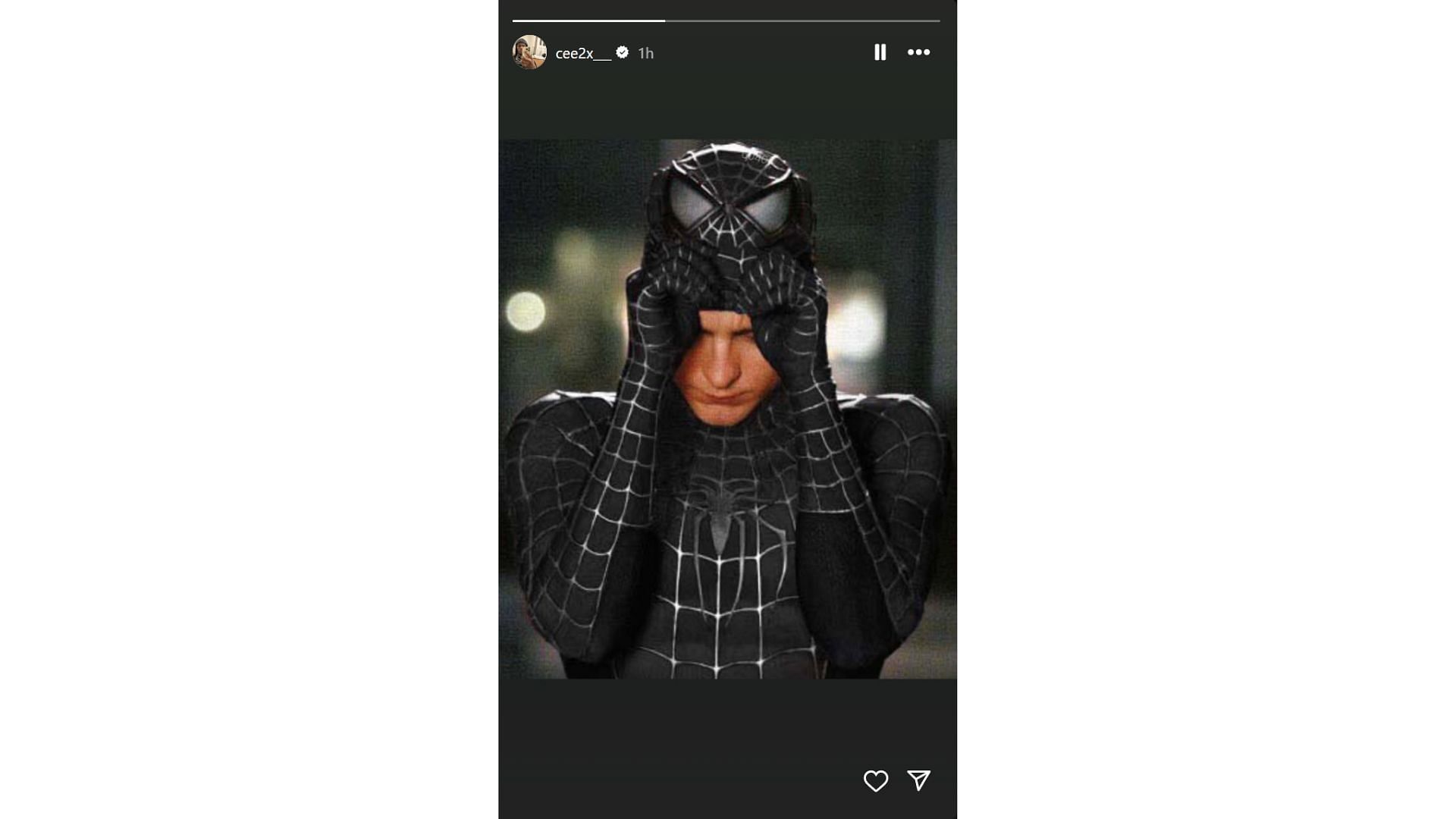 CeeDee Lamb posts Spider-Man photo amid Cowboys contract drama [Image credit: @cee2x___ IG]