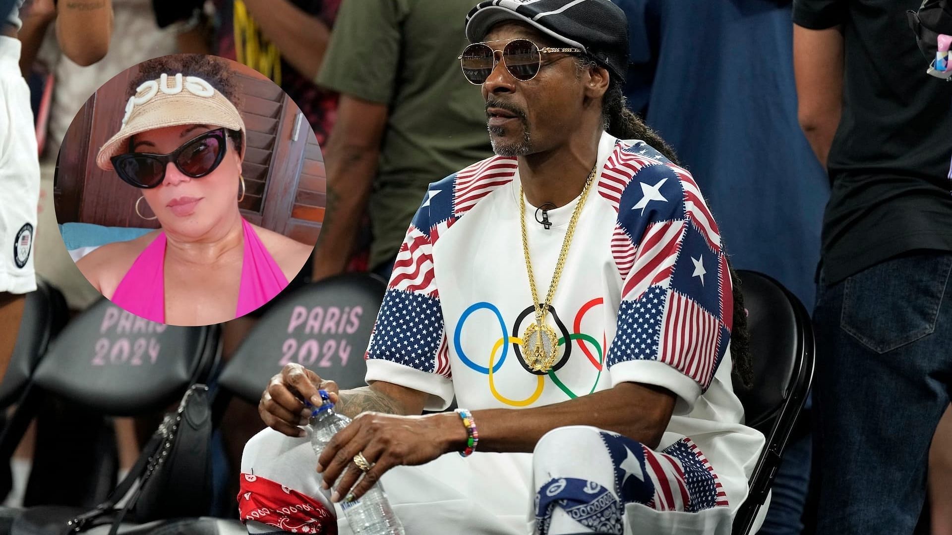 Juanita Vanoy reposts Instagram story showing Snoop Dogg hanging out with Team USA Men