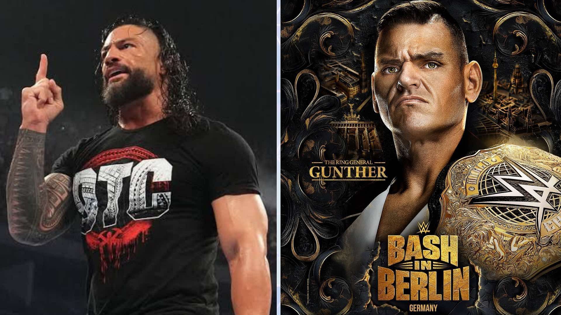 Roman Reigns and other WWE stars could be booked for Bash in Berlin [Credit: WWE.com &amp; Triple H on X]