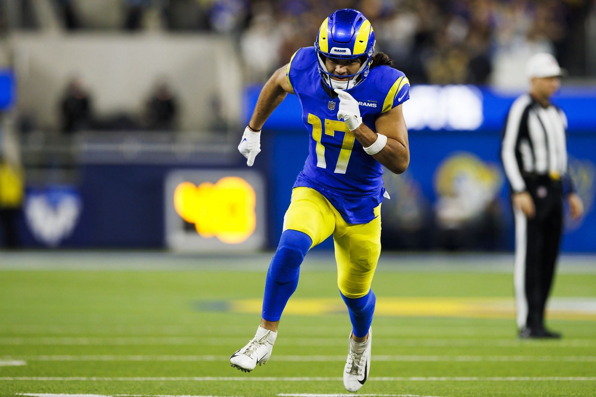 Puka Nacua during New Orleans Saints vs Los Angeles Rams - Source: Getty