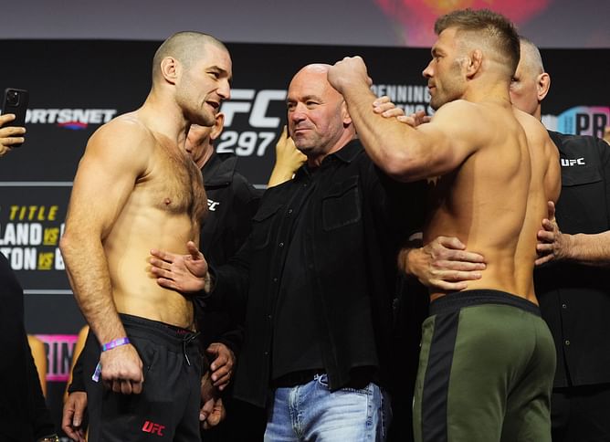 Sean Strickland addresses Dricus du Plessis' praise of Robert Whittaker after UFC 305: "You ain't ducking me"