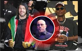"How the f*ck are you 185 pounds?" - When Joe Rogan was alarmed for Israel Adesanya after Dricus du Plessis "starched" Robert Whittaker