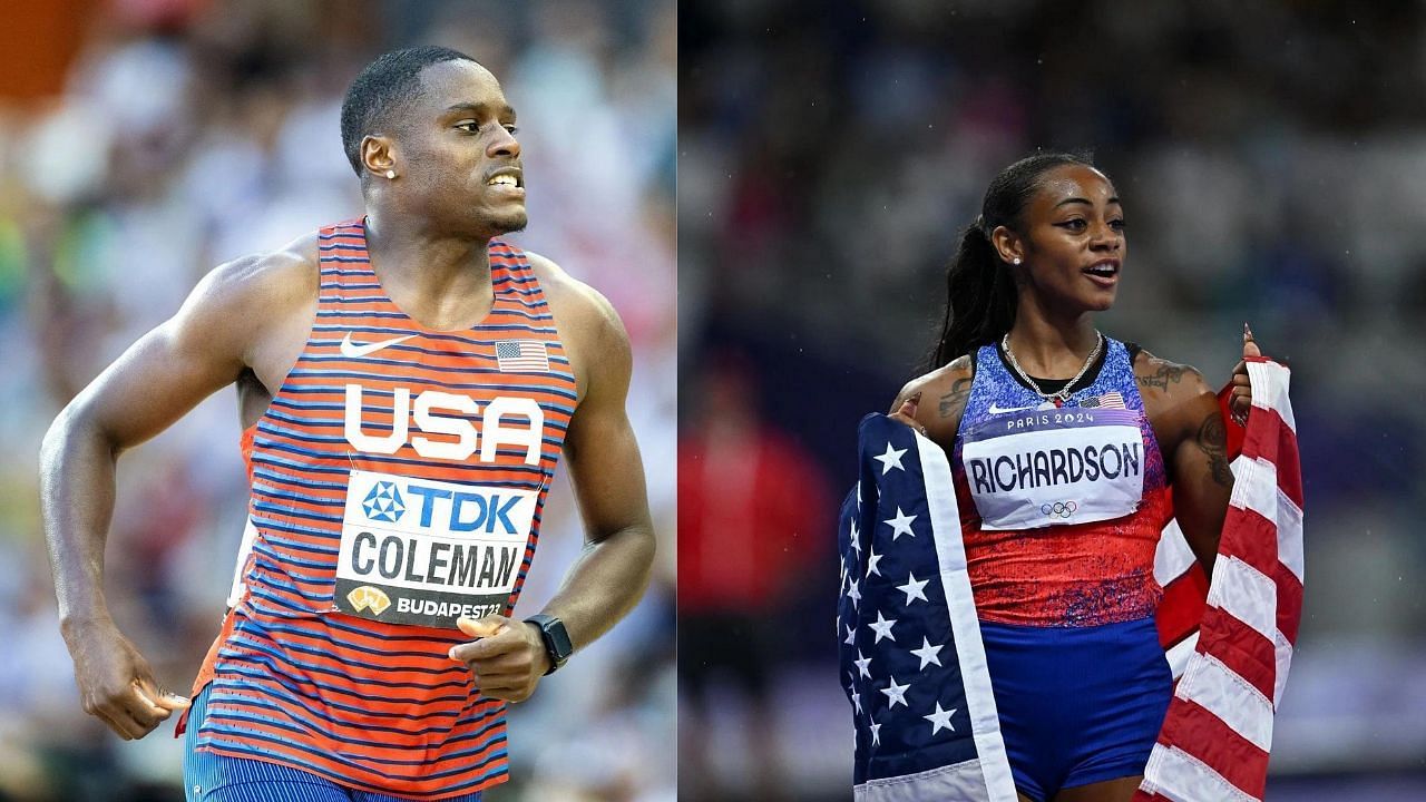 Christian Coleman and Sha