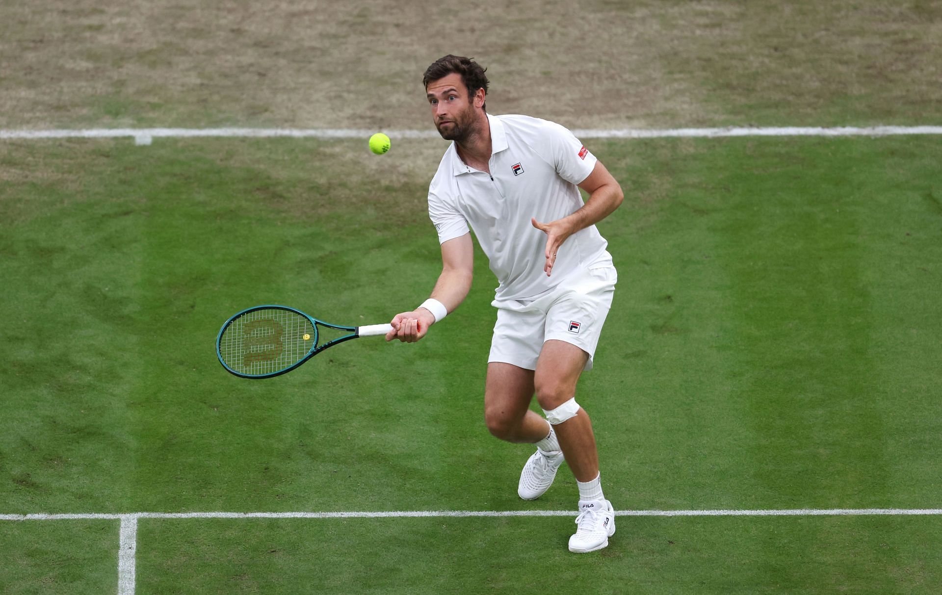 Quentin Halys at Wimbledon 2024. (Photo: Getty)