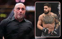 Watch: Joe Rogan stunned by "f***ing phenomenal" Ilia Topuria's superfast pad work