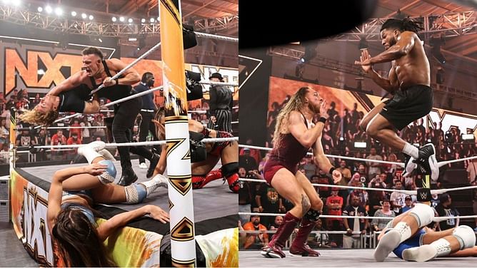 WWE NXT रिजल्ट्स: मेन इवेंट में हुए बड़े मुकाबले में मचा जबरदस्त बवाल, दूसरी कंपनी के रेसलर ने चैंपियनशिप मैच में बनाई जगह