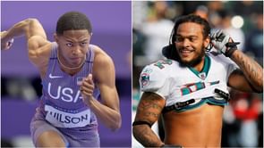 WATCH: 16-year-old Olympic gold medalist Quincy Wilson beats former Dolphins linebacker Channing Crowder in a 40-yard dash