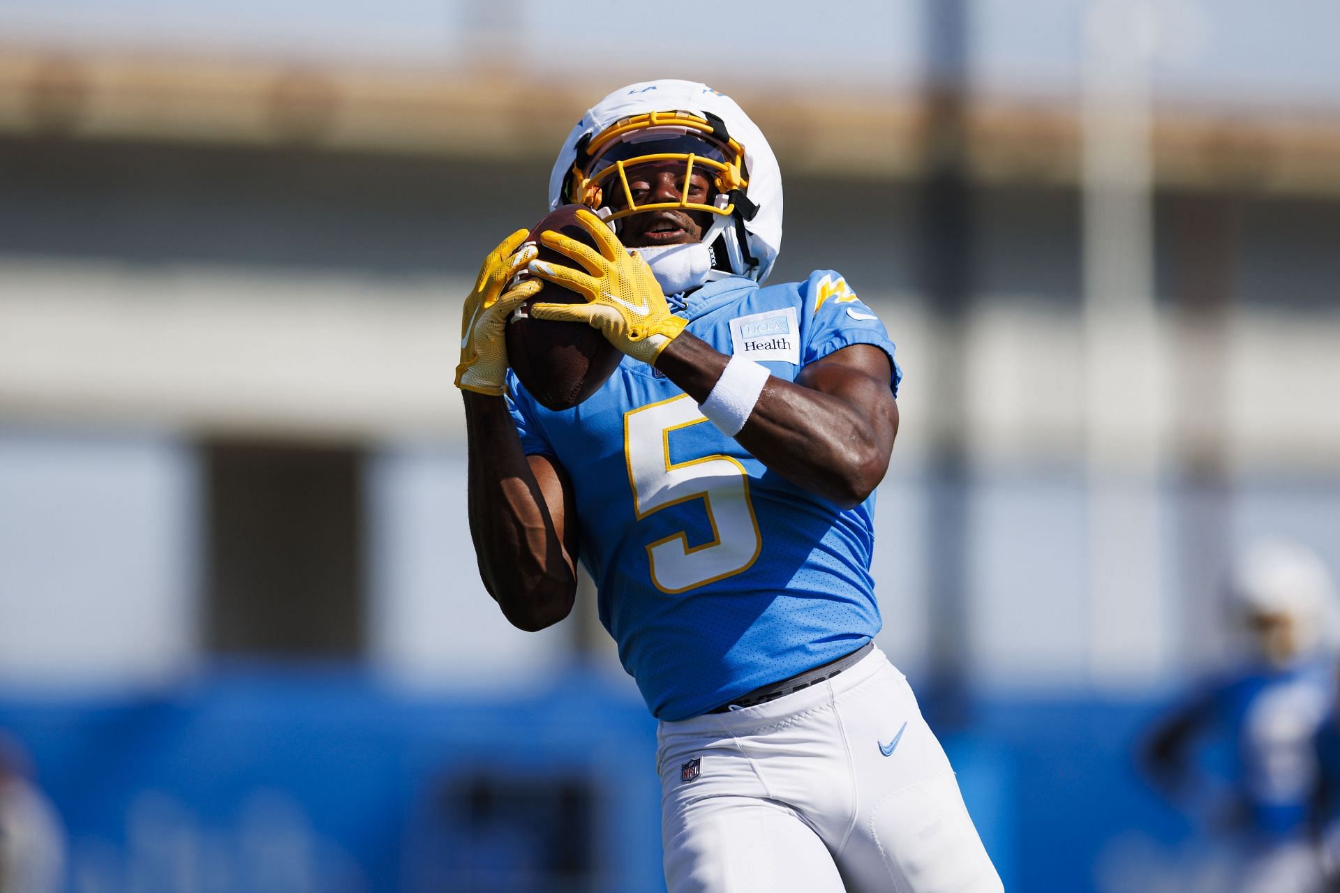 Josh Palmer is the only credible wideout the Chargers have left (Image Source: Getty)