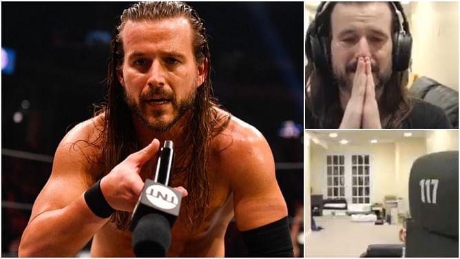 Adam Cole breaks down in tears during live stream after receiving message from AEW fan