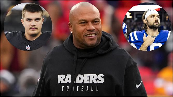 Raiders HC Antonio Pierce reveals timeline for picking between Aidan O’Connell-Gardner Minshew as starting QB