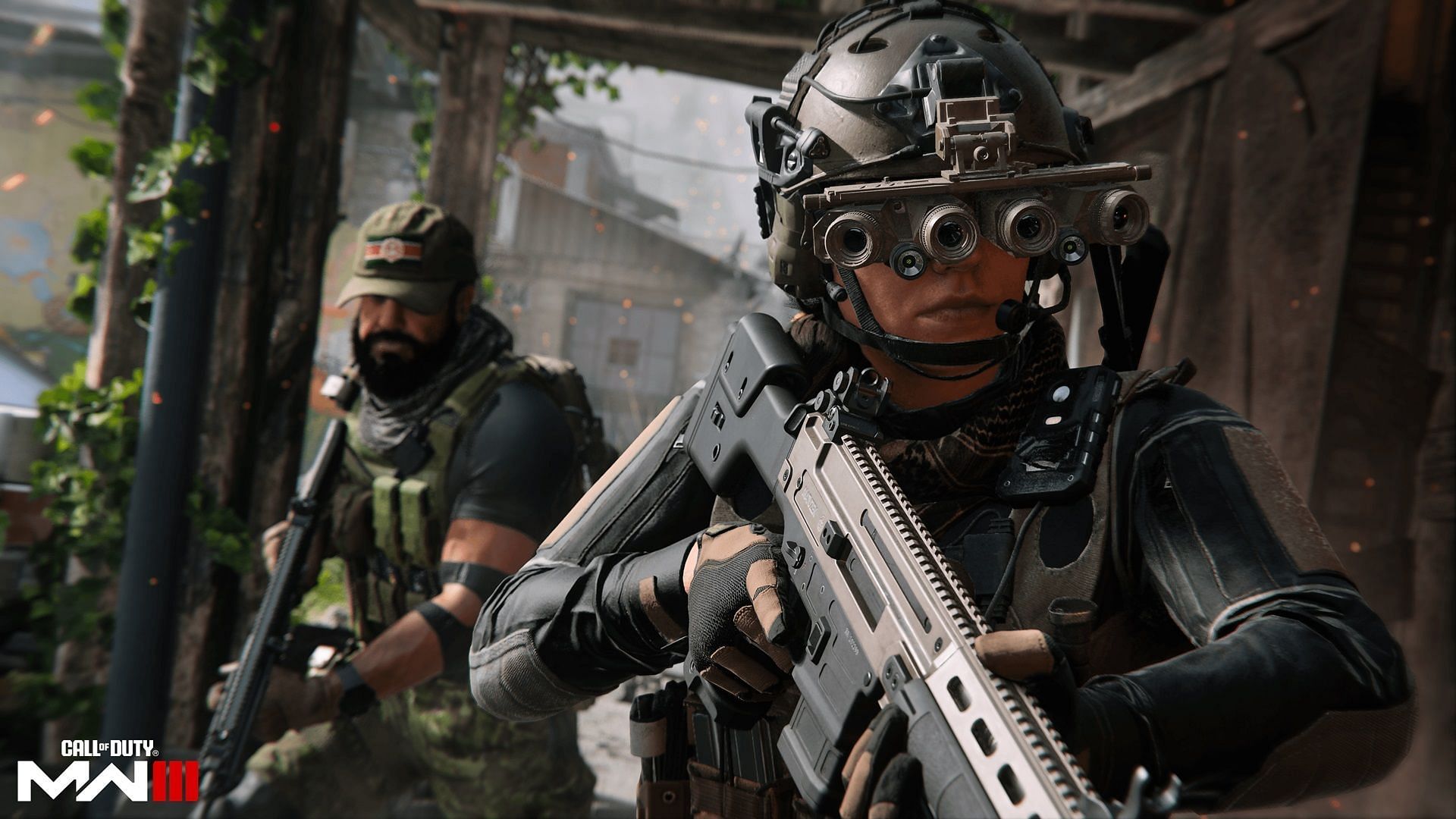 Two Operators holding rifles in MW3