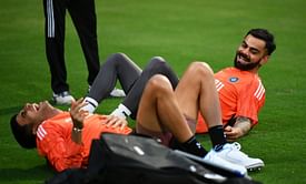 [Watch] Virat Kohli and Shubman Gill share a light moment before taking the field during IND vs SL 1st ODI