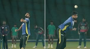 [Watch] Shreyas Iyer bowls off-spin in nets ahead of 1st IND vs SL ODI
