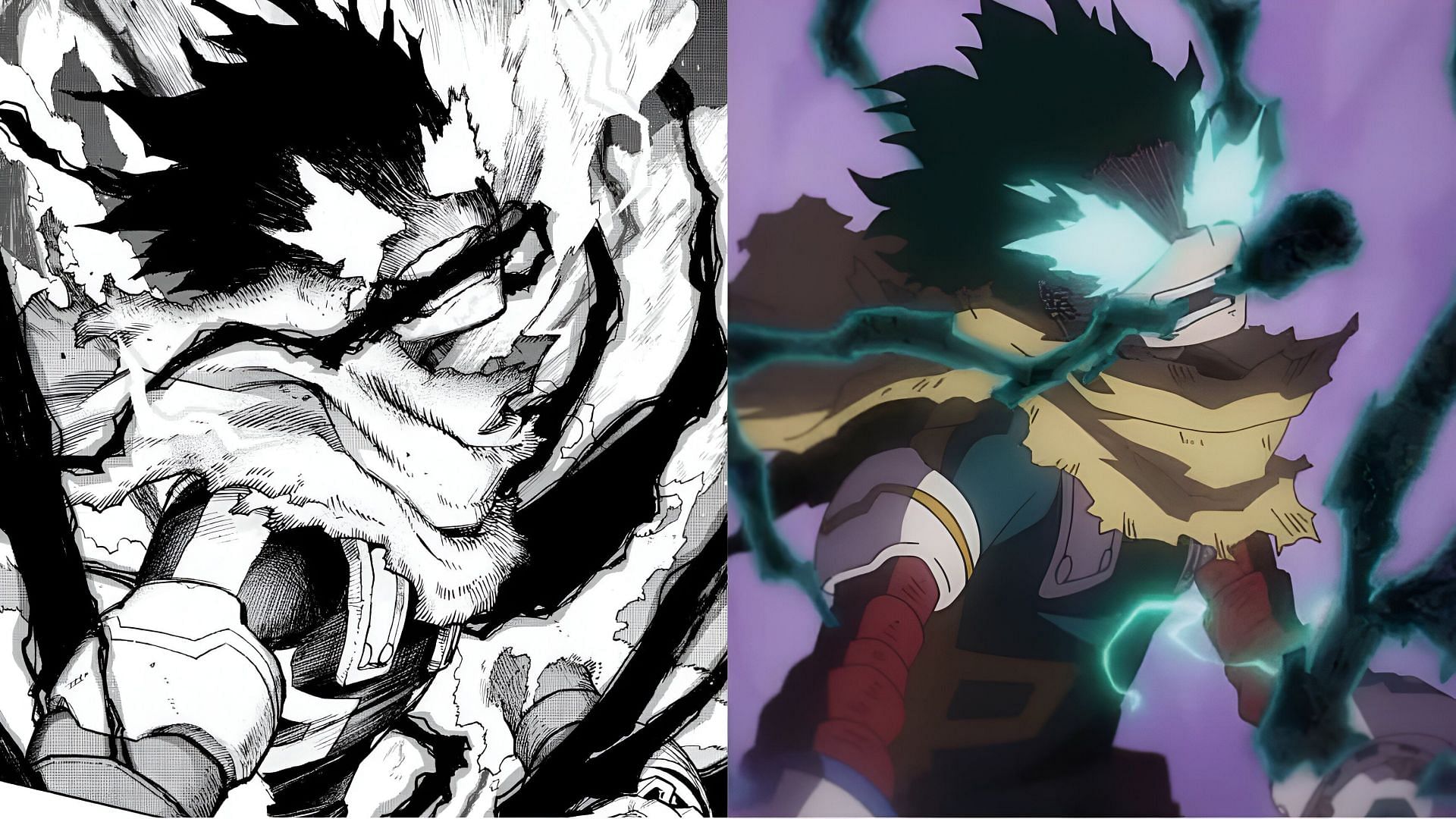 My Hero Academia season 7 episode 13: Anime vs Manga comparison (Image via Shueisha &amp; Bones)