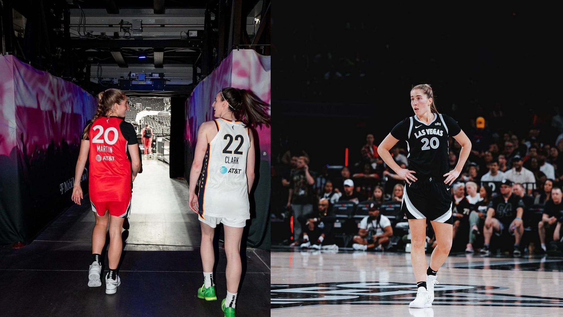 WNBA rookies Kate Martin &amp; Caitlin Clark (Martin