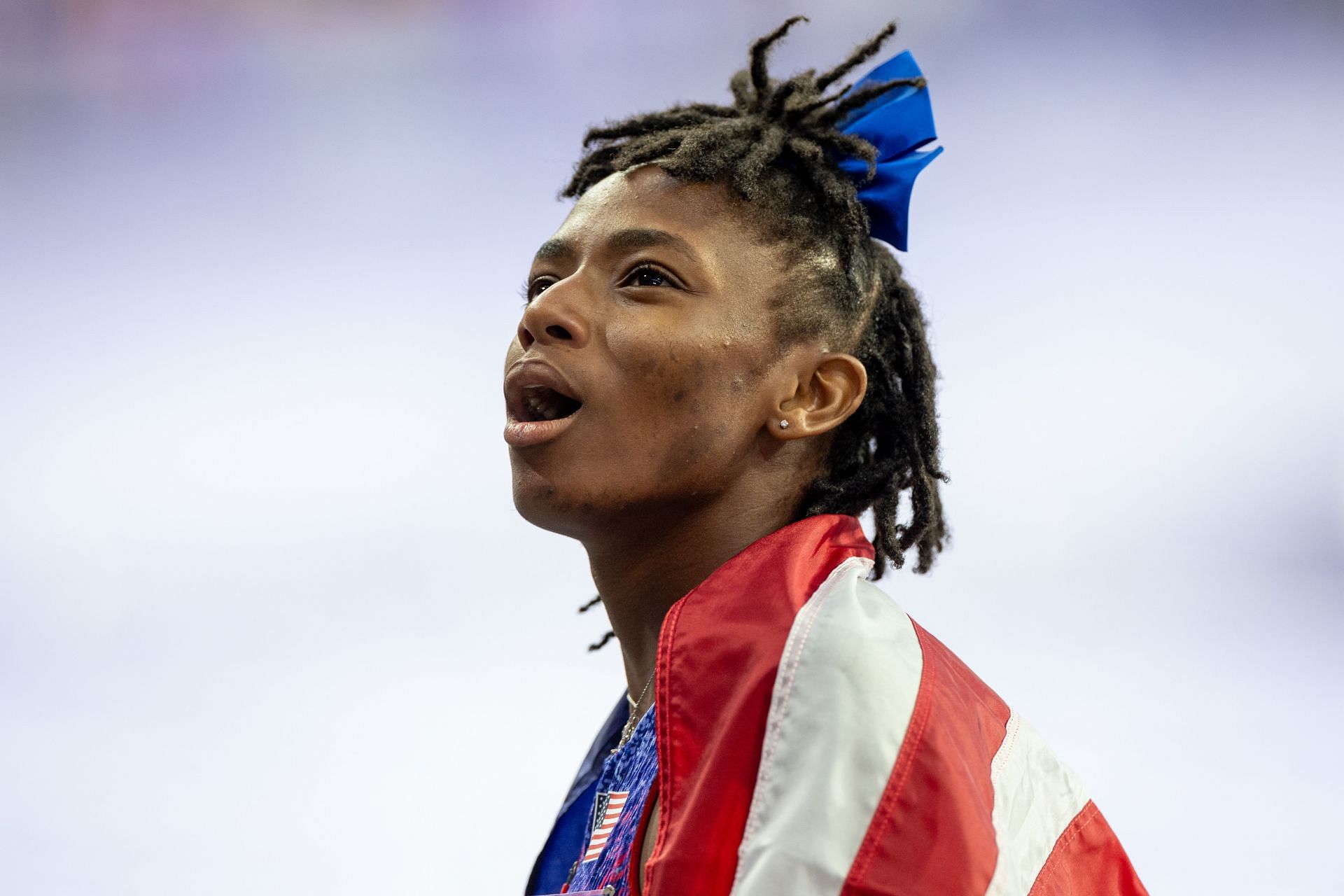 Melissa Jefferson reacts to winning bronze medal in Olympic debut - Source: Getty