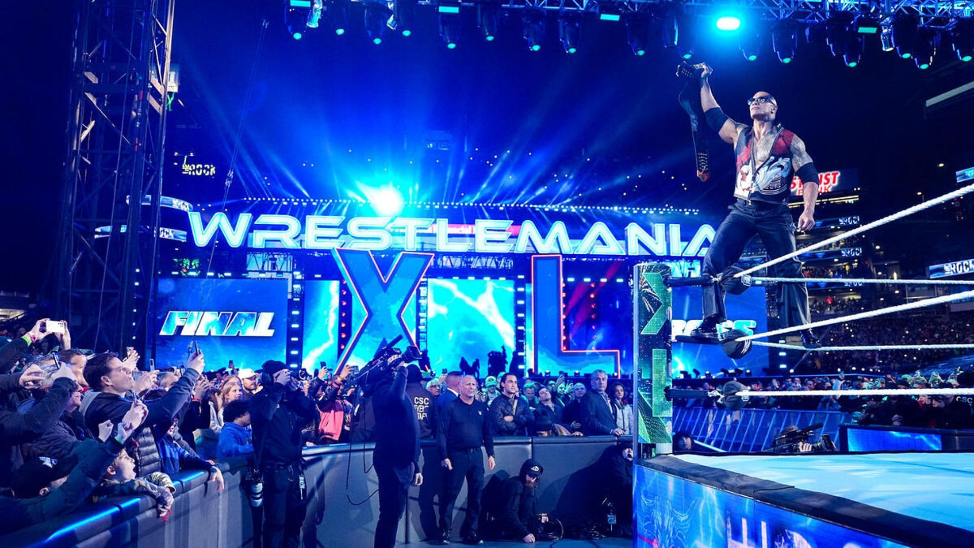 The Rock returned to action at WrestleMania XL [Image credits: WWE.com]