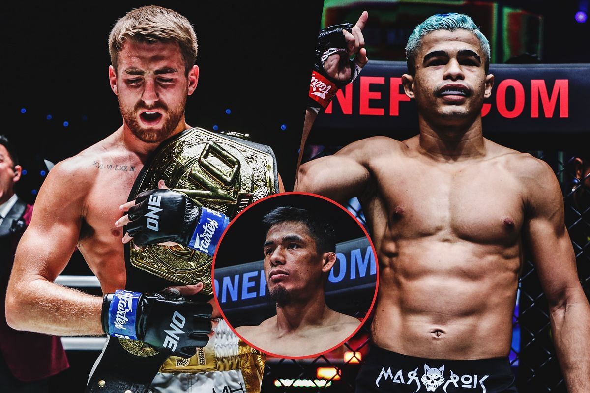 Jonathan Haggerty, Stephen Loman, Fabricio Andrade - Photo by ONE Championship