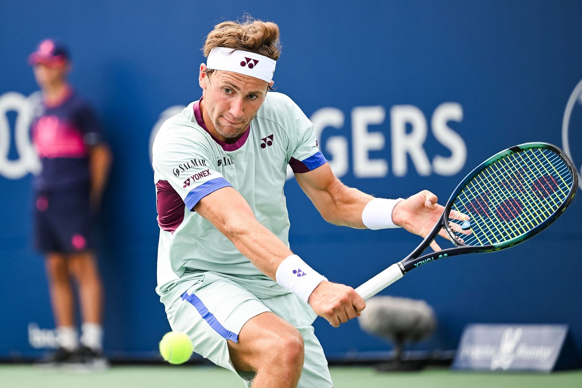 Casper Ruud in action at the National Bank Open (Picture: Getty)