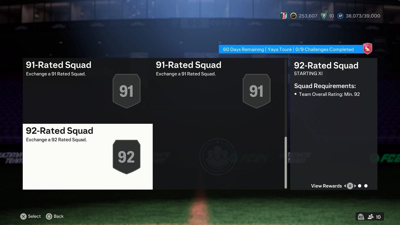 The SBC has nine segments (Image via EA Sports)