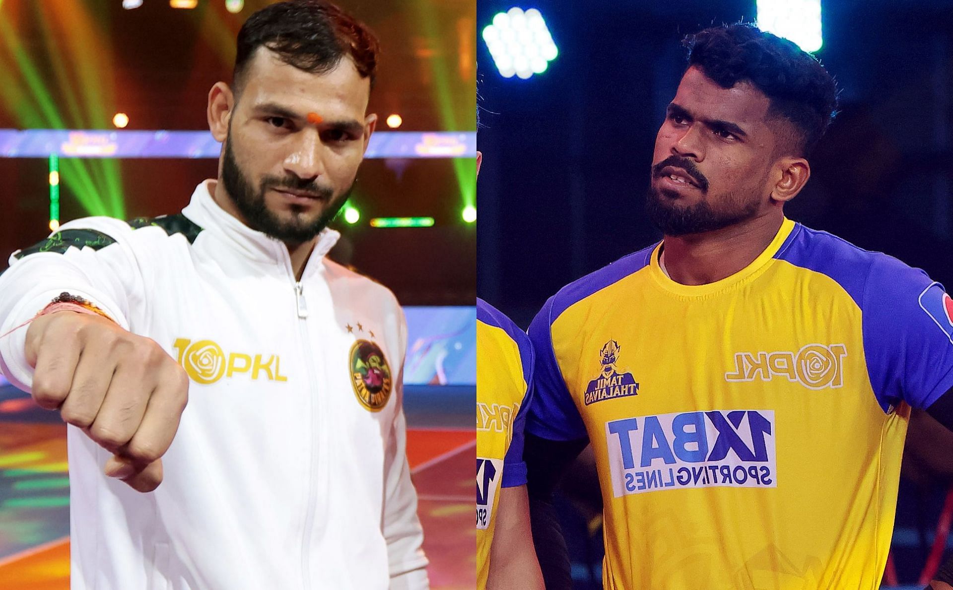 Sachin Tanwar and Ajinkya Pawar were among top raiders at PKL 2024 Auction. (Images via PKL Media)