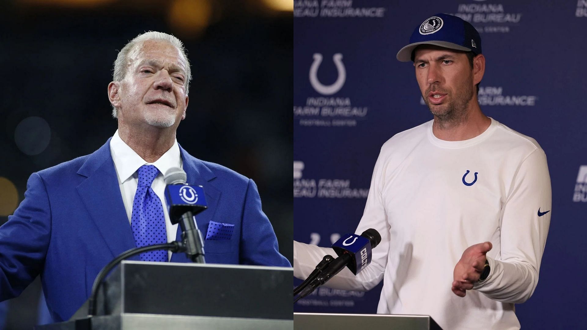 Jim Irsay flatters Shane Steichen