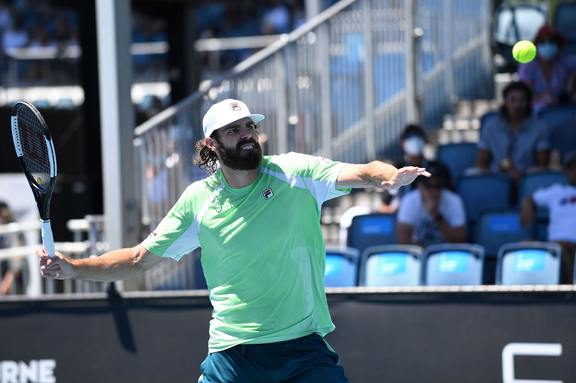 Reilly Opelka at the Australian Open 2022. (Photo: Getty)