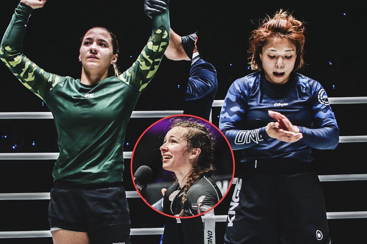 Danielle Kelly (Center) reflects on Bastos (Left) versus Yamada (Right)