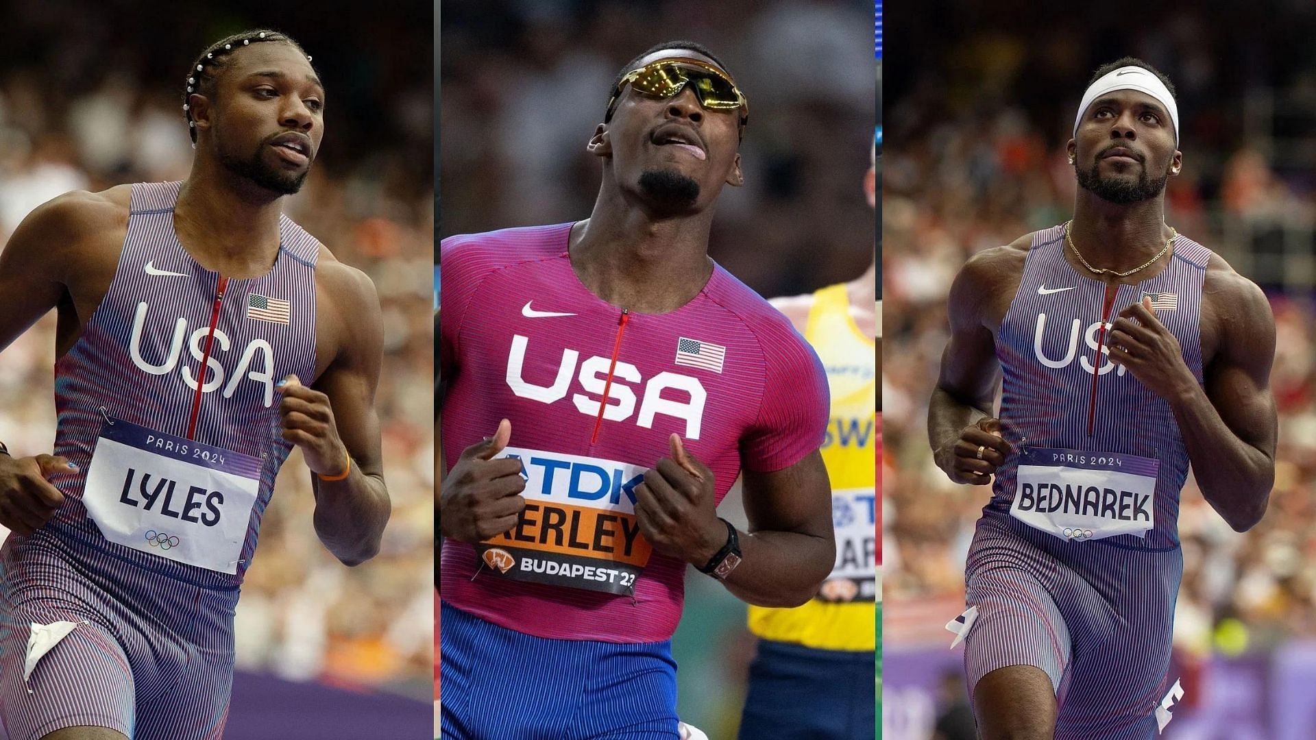 When will Noah Lyles, Kenny Bednarek and Fred Kerley run next?- Source: Getty Images