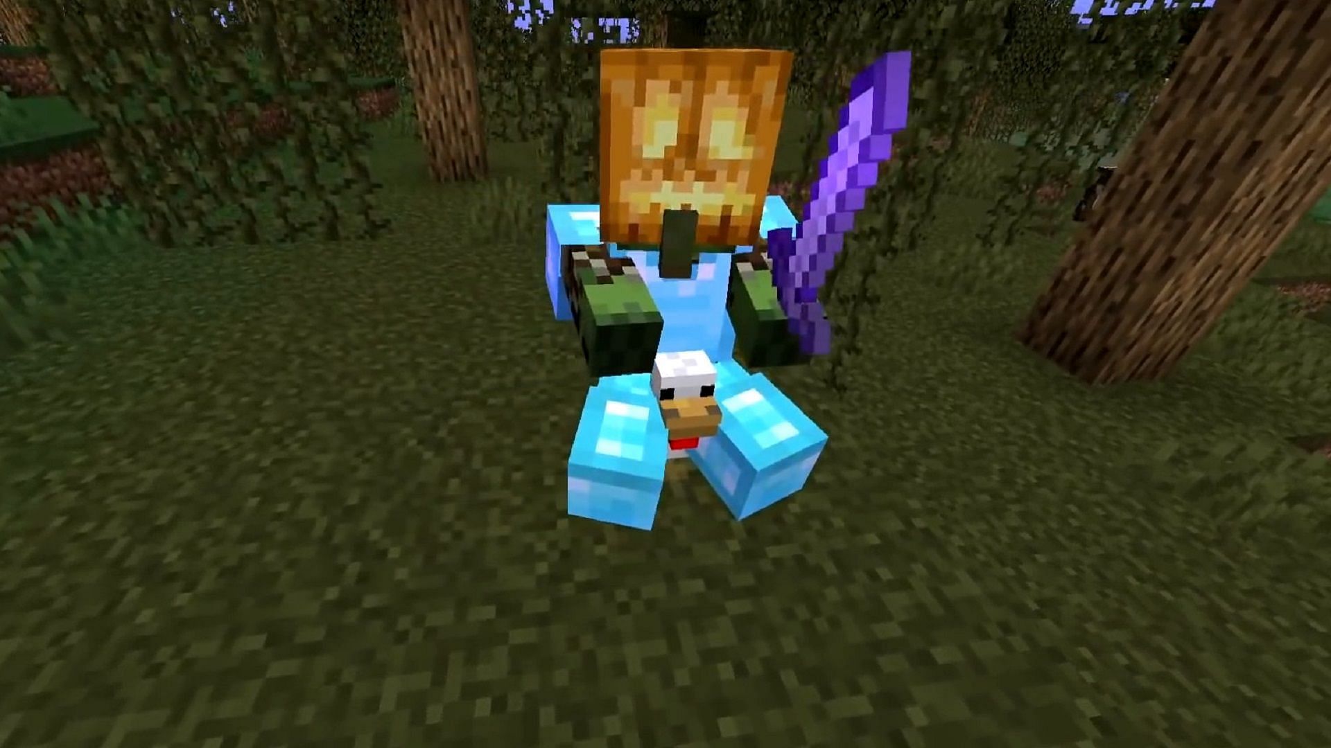 One mob exists in Minecraft that has a 1 in 1 googol chance of appearing (Image via Rays Works/YouTube)