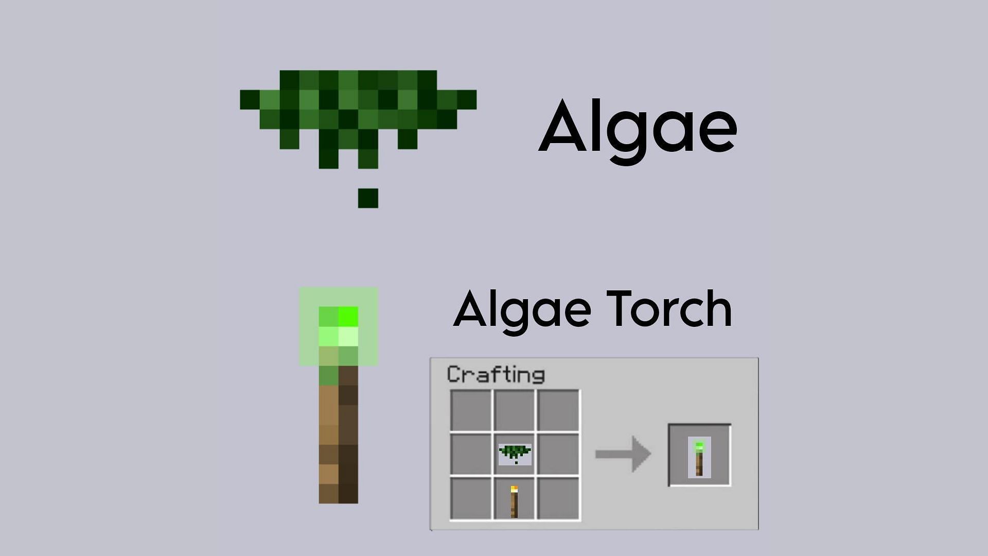 Green torch in Minecraft