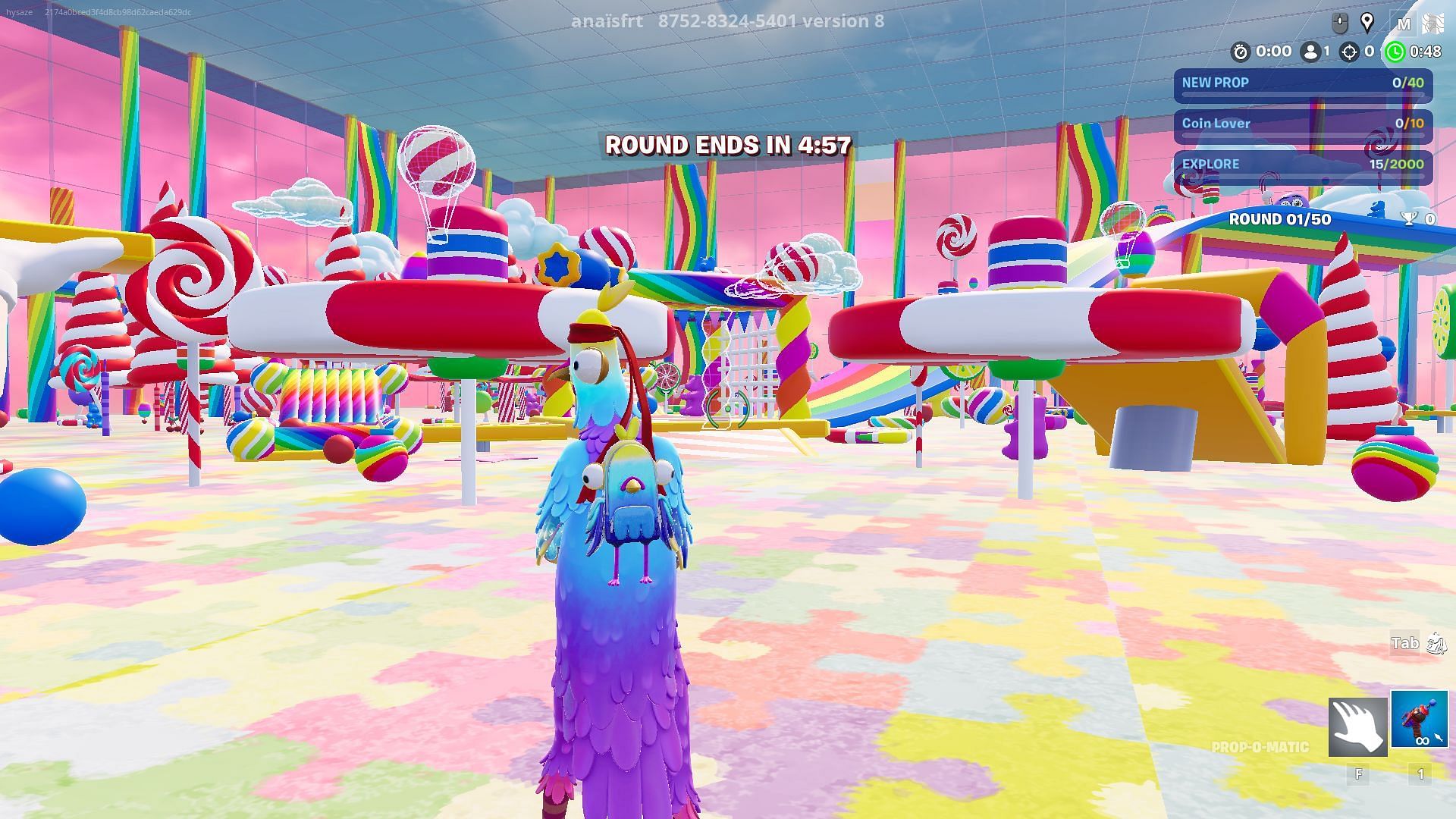 Fortnite Prop Hun Candy Land in-game (Image via Epic Games)