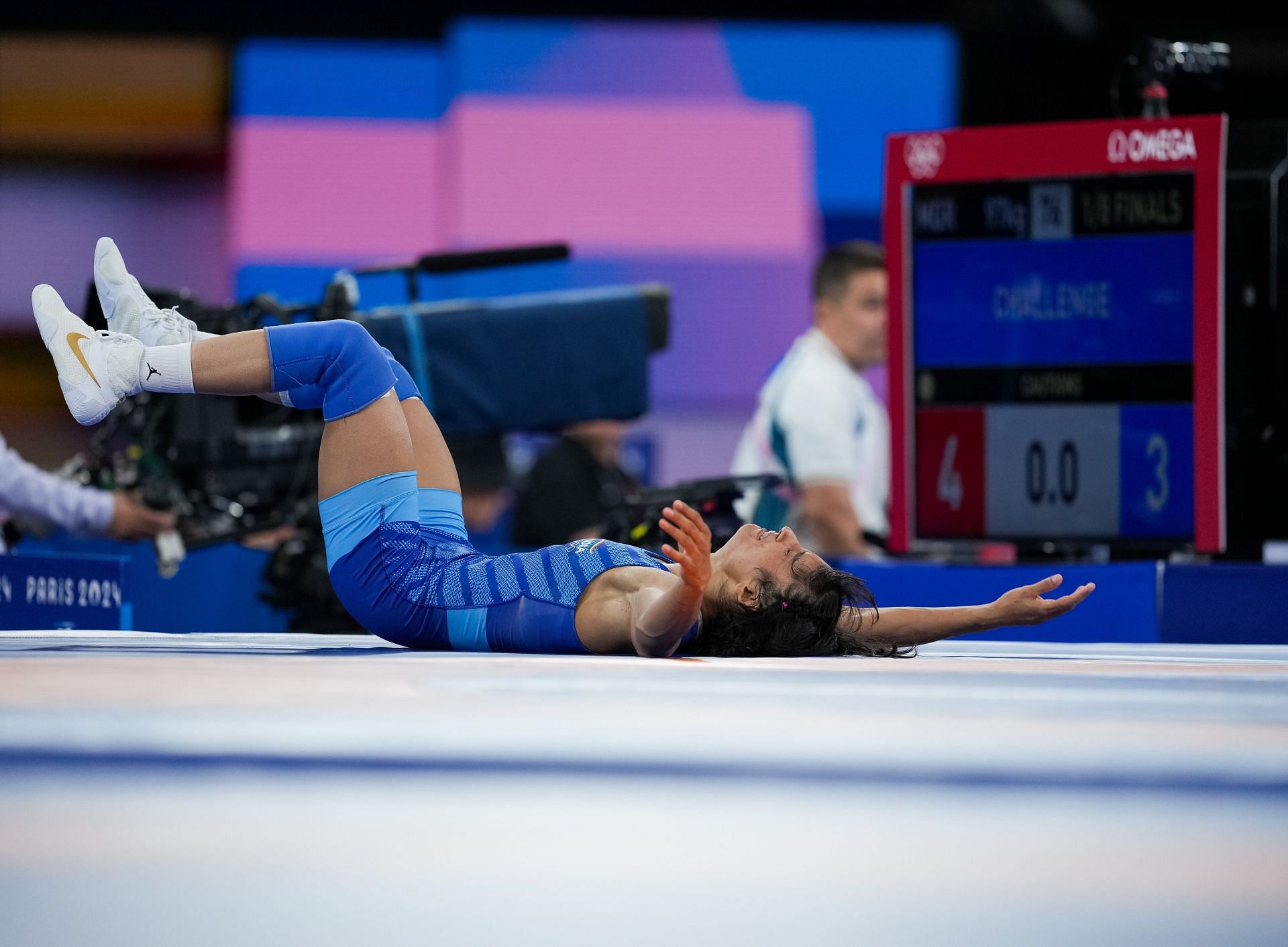 Vinesh Phogat is disqualified ahead of the gold medal match at Paris 2024 (source: Getty).