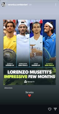 Veronica Confalonieri's Instagram Story. (Instagram @veronica.confalonieri)