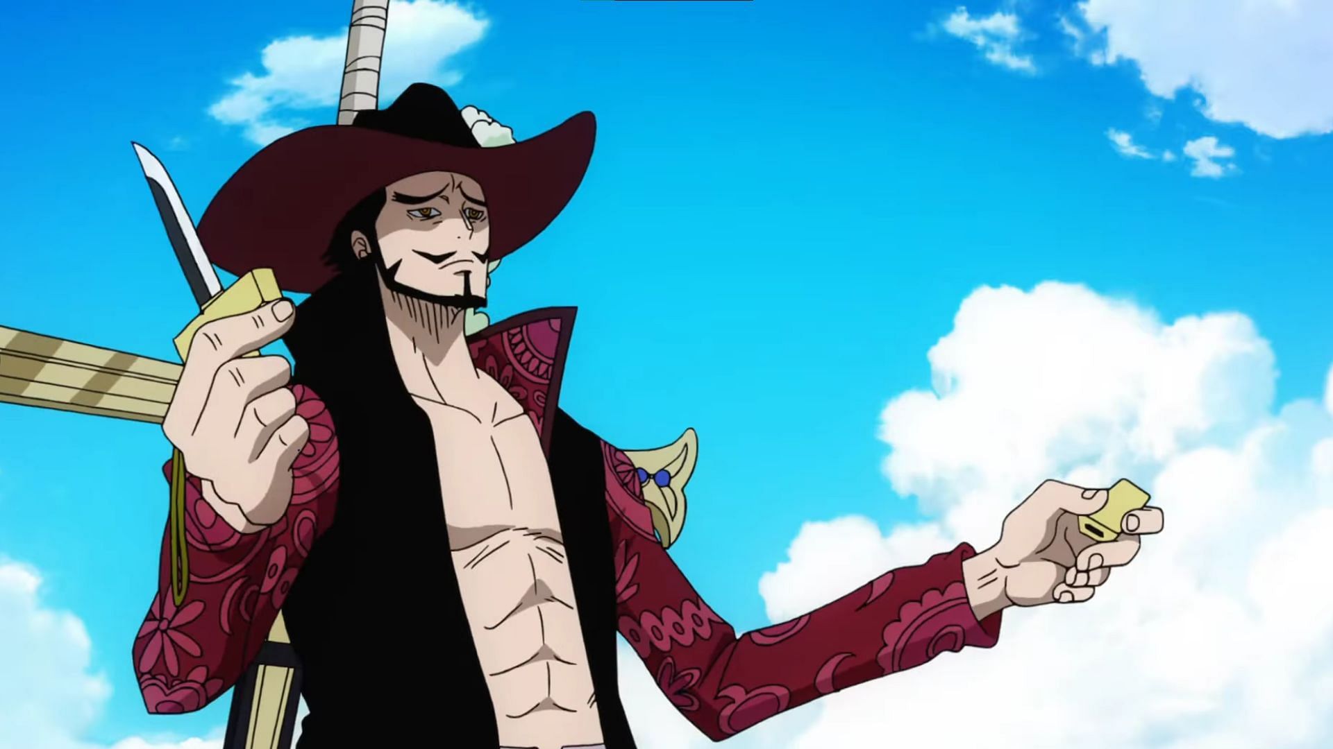 Anime Swordsmen: Dracule Mihawk (Image via Toei Animation)