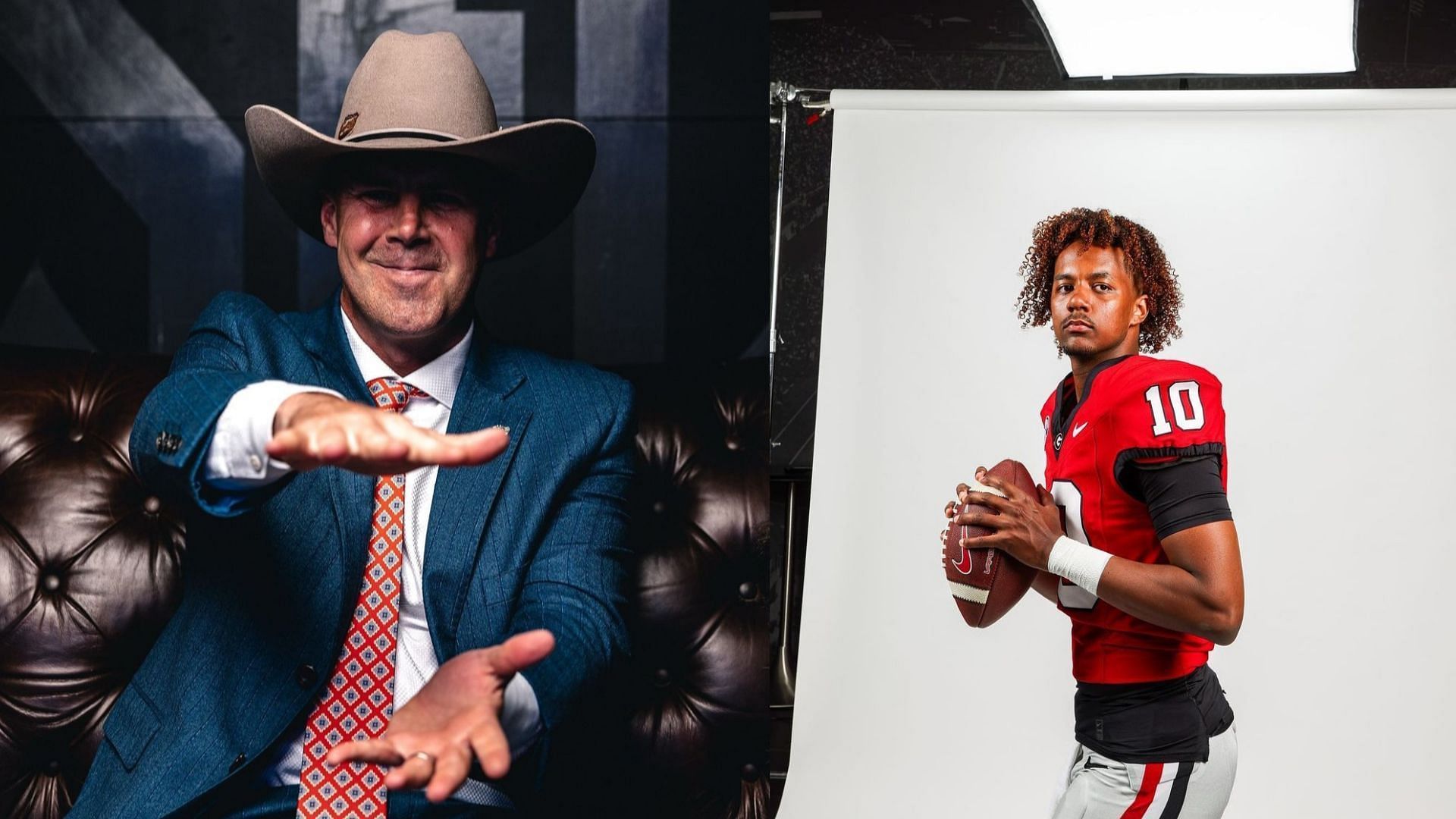 Florida coach Billy Napier and Georgia quarterback Jaden Rashada