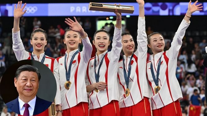 WATCH: Republic of China President Xi Jinping greets country's Olympic team following impressive performance at the Paris Olympics