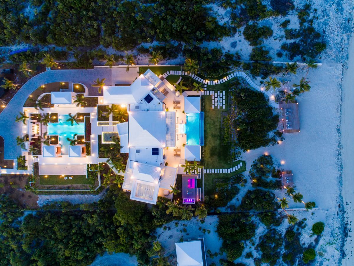 Aerial View of the villa (Image via Triton Luxury Villa)