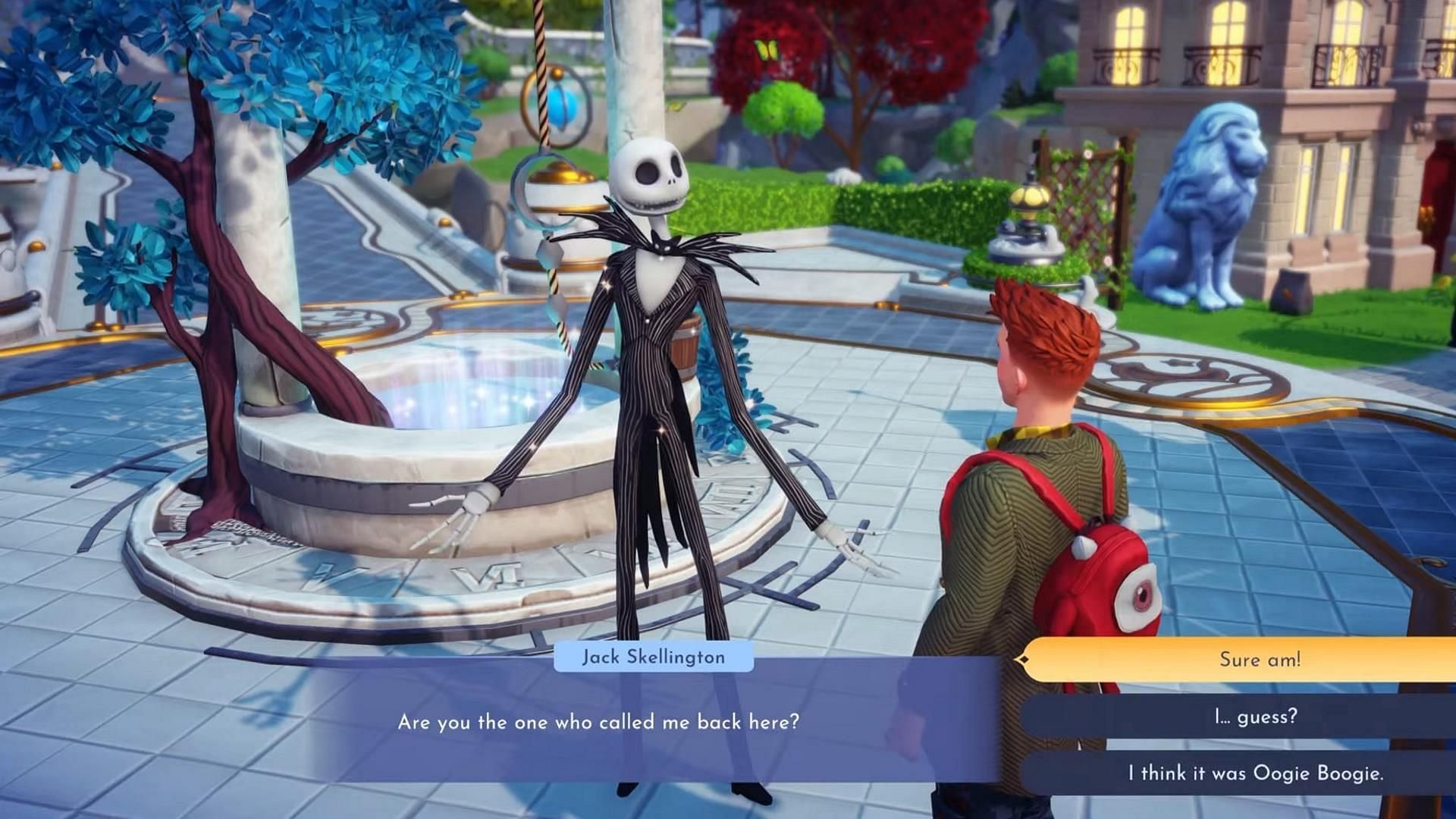 You can bring Jack Skellington to the valley after collecting all four Matryoshka Dolls (Image via Gameloft)