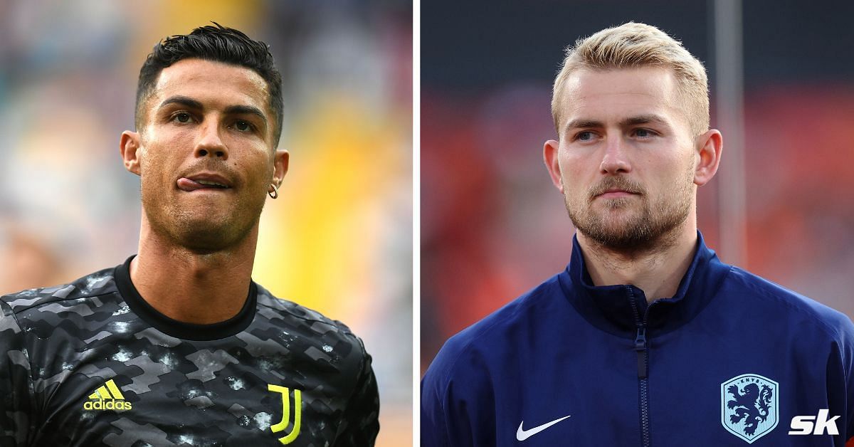 Cristiano Ronaldo (left) and Matthijs de Ligt