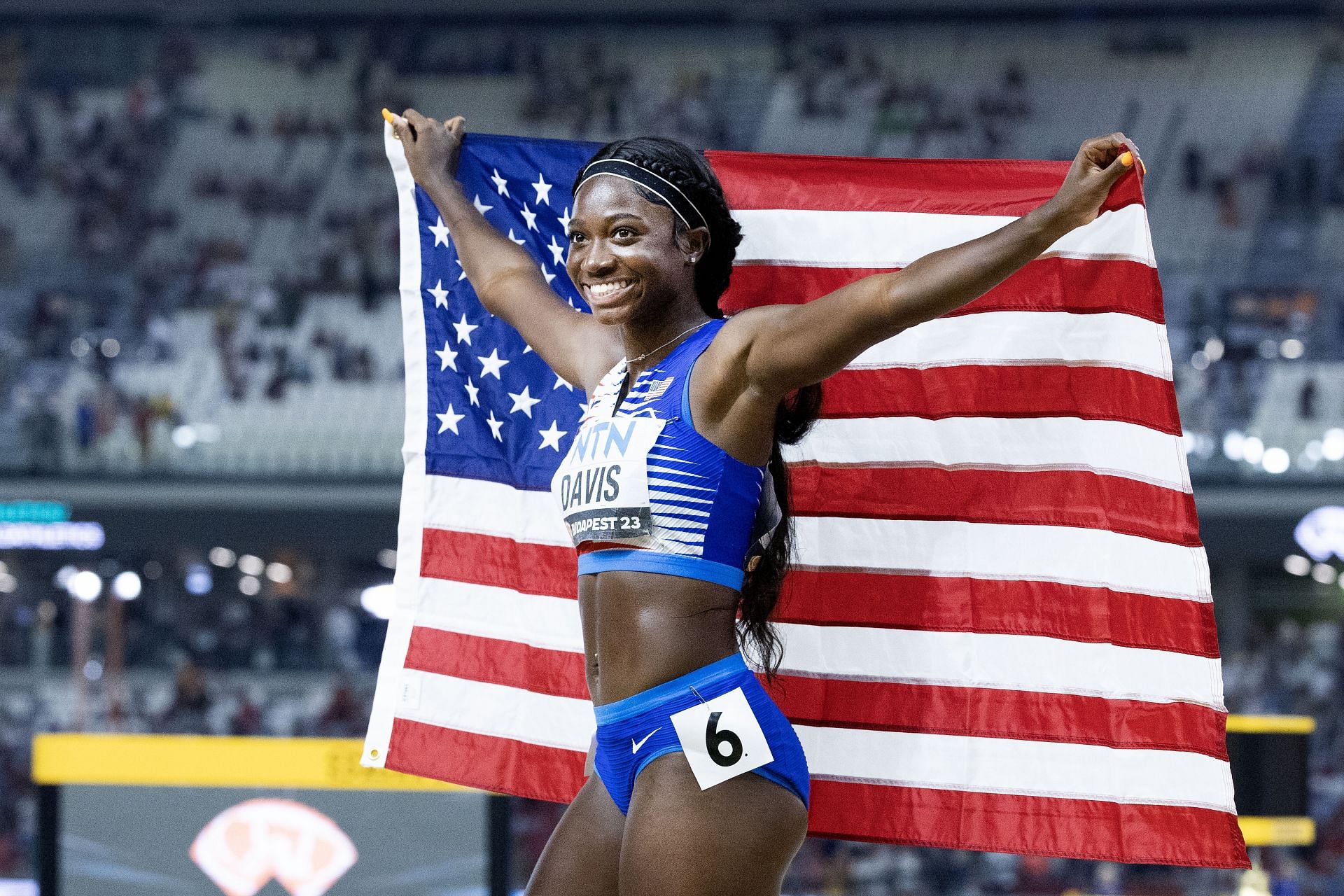 Tamari Davis will feature in the Women&#039;s 100m event at the Silesia Diamond League meet (Image: Getty)