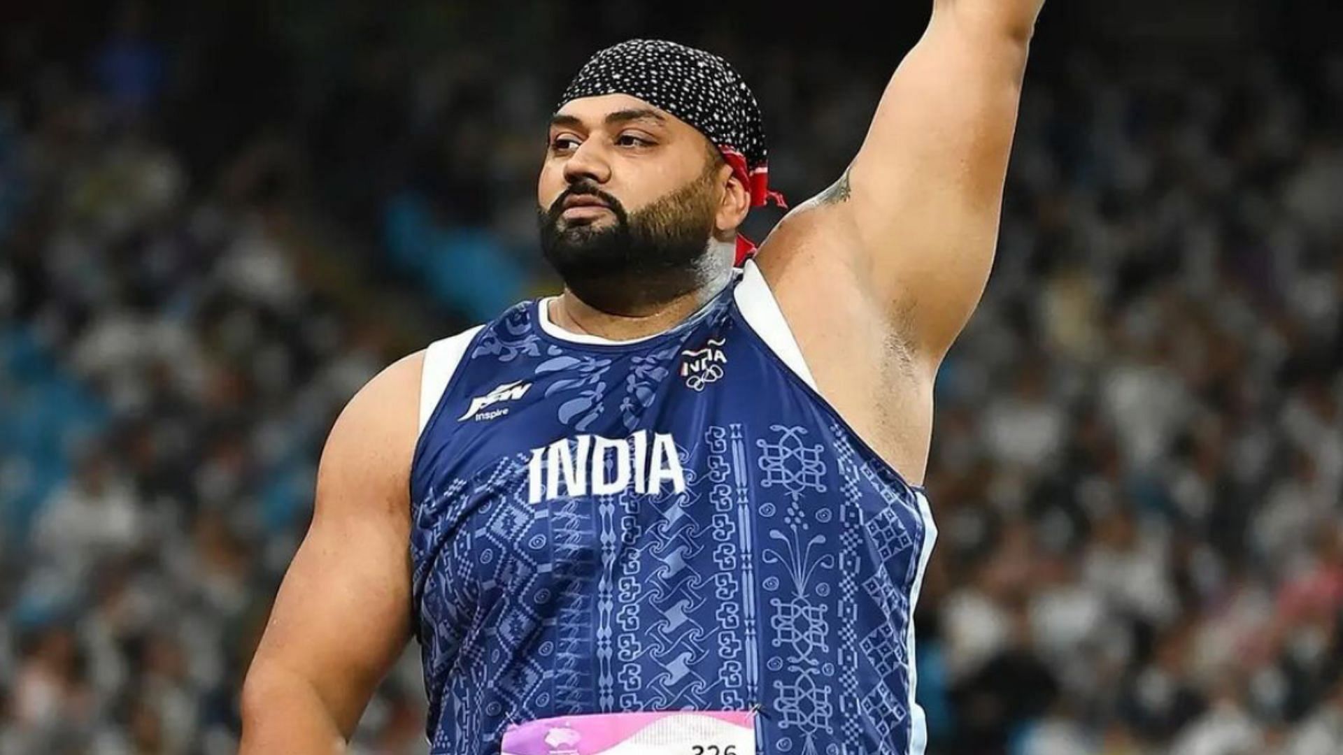 Tajinderpal Singh Toor was one of the Indian field athletes who failed to reach the finals of his event at the Paris Olympics 2024. (Image via Tajinder Toor/ IG)