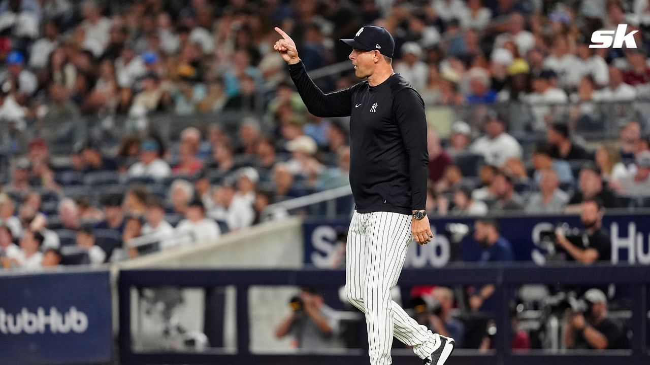 Aaron Boone enforces the Yankees hair policy (Getty)