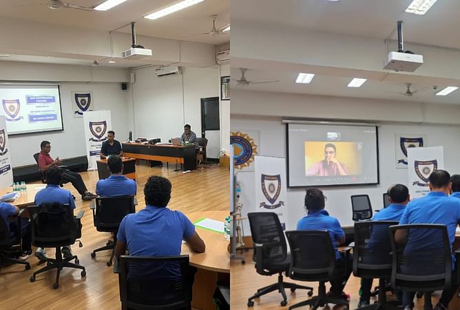 [In Pictures] Rahul Dravid and P Gopichand speak at BCCI's "High Performance Coaches Symposium" at NCA