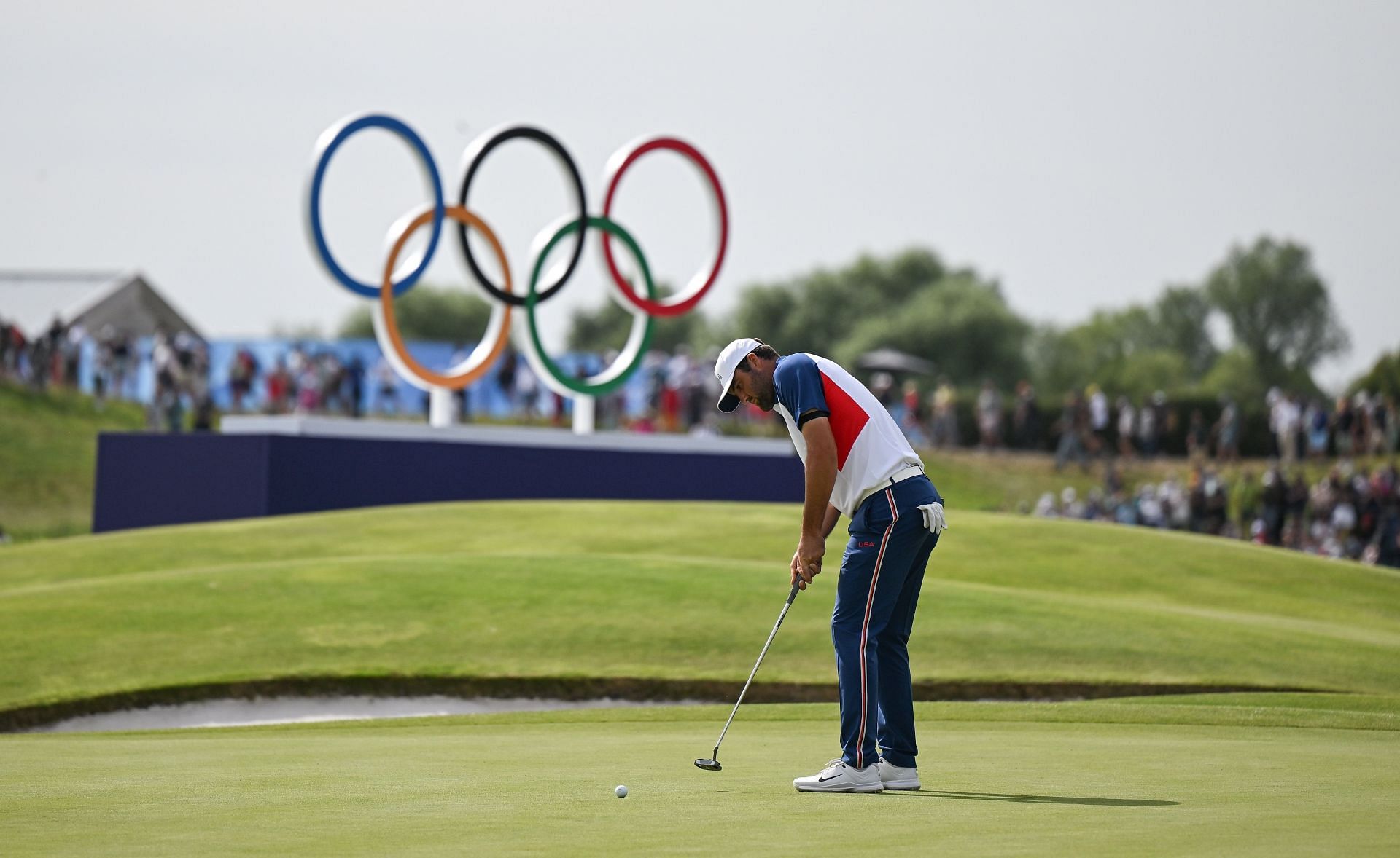 Scottie Scheffler at the Paris 2024 Olympic Games - Day 9 - Golf - Source: Getty