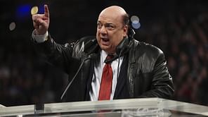 Paul Heyman reacts after his next appearance gets confirmed