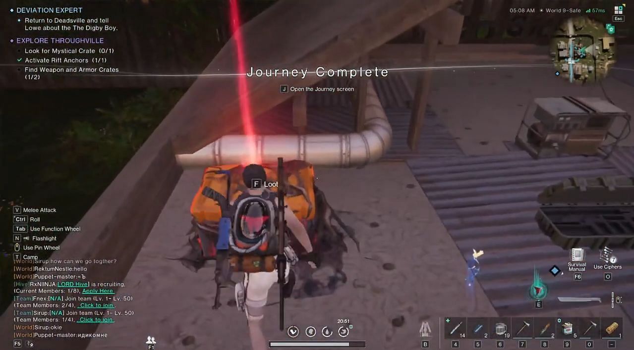 Go to the roof to find two crates (Image via Starry Studio)