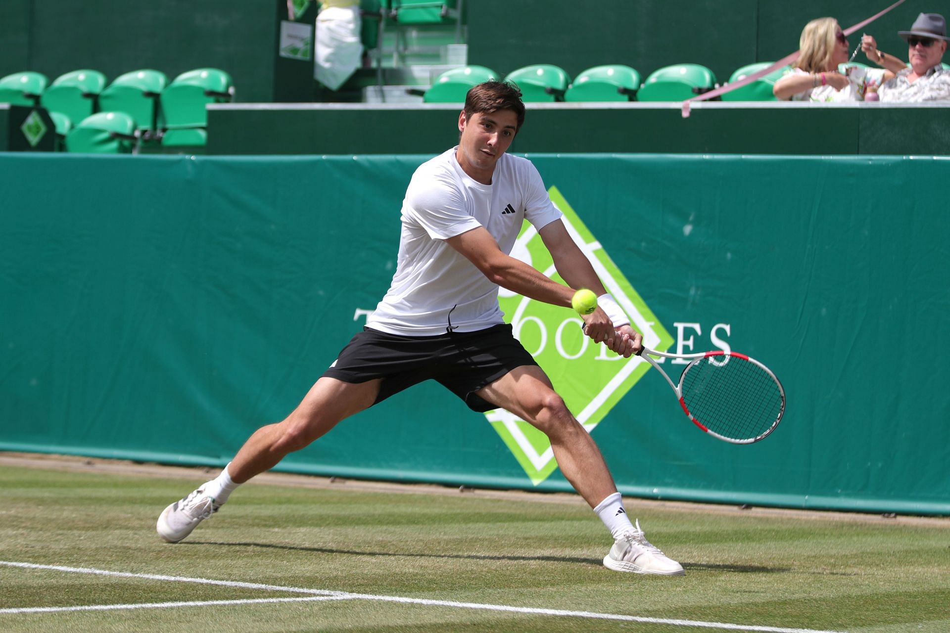 Shevchenko in action at the Boodles Tennis Tournament (Picture: Getty)